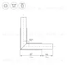 Угол Arlight PLS-LOCK-H25-L90 BLACK (с экраном MAT-L) 031268 031268 - 2