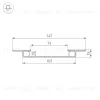 Профиль Arlight FANTOM-W75-DUAL-2000 WHITE 039946 039946 - 4