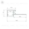 Профиль Arlight FANTOM-W12-EDGE-2000 ANOD 040329 040329 - 2
