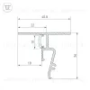 Профиль Arlight STRETCH-SHADOW-CEIL-2000 BLACK (A2-CONTOUR-PRO) 040703 040703 - 3