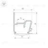 Профиль Arlight STRETCH-S-20-WALL-SIDE-2000 (RESPECT-ST) 040701 040701 - 3
