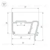 Профиль Arlight STRETCH-S-30-WALL-SIDE-2000 (STEP) 040702 040702 - 3