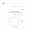 Встраиваемый светильник Arlight MS-DROP-BUILT-R105-14W Warm3000 (BK, 85 deg, 230V) 041495 041495 - 2