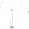 Настольная лампа Kutek San Marino Lampshade SAN-LG-1(P/A)CR SAN-LG-1(P/A)CR - 2
