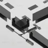 Угол-соединитель для магнитного шинопровода Maytoni Technical Magnetic track system Gravity TRA010CT-41B TRA010CT-41B - 4