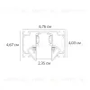 Шинопровод магнитный Arte Lamp Linea-Accessories A473206 A473206 - 4
