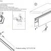 Угловой cоединитель для магнитного накладного шинопровода Crystal Lux Space CLT 0.213 04 WH CLT 0.213 04 WH - 2