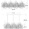 Подвесная люстра ImperiumLoft Tezani Argent 177954-22 177954-22 - 4