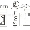 Встраиваемый светильник Fiberli XL003-1T 12130301 12130301 - 6