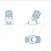 Встраиваемый светильник Fiberli MR1215 (круглая рамка) 12130103 12130103 - 9