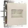 Розетка двойная Ethernet RJ-45 Werkel 4690389192289 W1181162 a062429 4690389192289 - 1