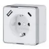 Розетка с заземлением, шторками и USB Werkel Gallant 4690389179594 W5071701 a057698 4690389179594 - 1