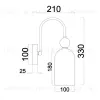 Бра Escada ODE 686/1A Chrome 686/1A Chrome - 5