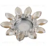 Встраиваемый светильник Fametto Peonia DLS-P112 GU5.3 CHROME/COGNAC+CLEAR 10542 DLS-P112 GU5.3 CHROME/COGNAC+CLEAR - 1