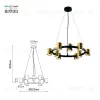 Подвесная люстра Rivoli Chloe 3153-309 Б0057929 Б0057929 - 5