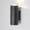 Уличный настенный светильни Elektrostandard Column 35138/U черный 4690389194566 a063022 4690389194566 - 1