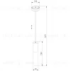 Уличный подвесной светильник Elektrostandard Glas 5602 TECHNO серый 4690389193552 a062781 4690389193552 - 5