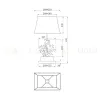 Настольная лампа Garda Decor K2BT-1004 K2BT-1004 - 2