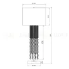 Настольная лампа Garda Decor K2KR0700T-1 K2KR0700T-1 - 2