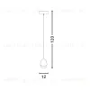 Подвесной светильник DeLight Collection Terrene MD13003023-1A chrome MD13003023-1A chrome - 6