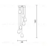 Подвесная люстра DeLight Collection Terrene MD13003023-7A chrome MD13003023-7A chrome - 5