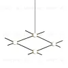 Подвесная люстра DeLight Collection Molecular MD18001067-4A black/gold MD18001067-4A  black/gold - 1