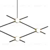 Подвесная люстра DeLight Collection Molecular MD18001067-4A black/gold MD18001067-4A  black/gold - 2