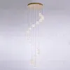 Подвесная люстра DeLight Collection Elliot Diamante MD20001012-18A gold MD20001012-18A gold - 1