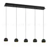Подвесная люстра DeLight Collection MD21001034-5B black/gold MD21001034-5B black/gold - 1