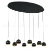 Подвесная люстра DeLight Collection MD21001034-8A black/gold MD21001034-8A black/gold - 1