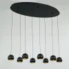 Подвесная люстра DeLight Collection MD21001034-8A black/gold MD21001034-8A black/gold - 2