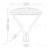 Уличный светильник Feron SP7020 48440 48440 - 4