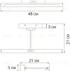 Подсветка для картин Arte Lamp Harrison A1709AP-1GO A1709AP-1GO - 4