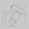 Трековый магнитный светильник Maytoni Focus LED TR103-1-12W4K-M-W TR103-1-12W4K-M-W - 10