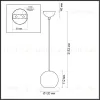 Подвесной светильник Odeon Light Travertino 6626/1L 6626/1L - 2