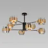 Люстра на штанге Eurosvet Arcada 70127/8 черный/дымчатый a060653 70127/8 черный/дымчатый - 3