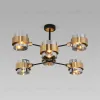 Люстра на штанге Eurosvet Arcada 70127/6 черный/дымчатый a060652 70127/6 черный/дымчатый - 3