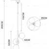 Подвесной светильник Arte Lamp Alcor A2224SP-3BK A2224SP-3BK - 3