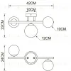 Потолочная люстра Arte Lamp Gemini A2243PL-3PB A2243PL-3PB - 6