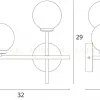 Бра Arte Lamp Bolla-Piccolo A3988AP-2AB A3988AP-2AB - 4