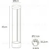 Ландшафтный светильник Arte Lamp New York A1645PA-1BK A1645PA-1BK - 4