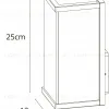Уличный настенный светильник Arte Lamp Pot A1631AL-1BK A1631AL-1BK - 4