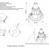 Встраиваемый светильник Crystal Lux CLT 004C1 GO CLT 004C1 GO - 5