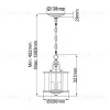 Подвесной светильник Hinkley Gentry HK-GENTRY-P-S-PB HK-GENTRY-P-S-PB - 5