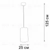 Подвесной светильник Vitaluce V2895-0/1S V2895-0/1S - 5