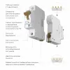 Автоматический выключатель 1P 50 A C 4,5 кА Werkel W901P504 4690389192739 a062492 4690389192739 - 2