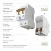 Автоматический выключатель 2P 20 A C 4,5 кА Werkel W902P204 4690389192685 a062456 4690389192685 - 2