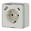 Розетка с заземлением, шторками и USB тип A+C Werkel Gallant W5071703 4690389179600 a057699 4690389179600 - 1