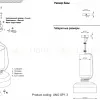 Подвесной светильник Crystal Lux UNO SP1.3 WHITE UNO SP1.3 WHITE - 3