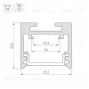 Профиль Arlight SL-LINE-2522-2500 WHITE 043110 043110 - 5
